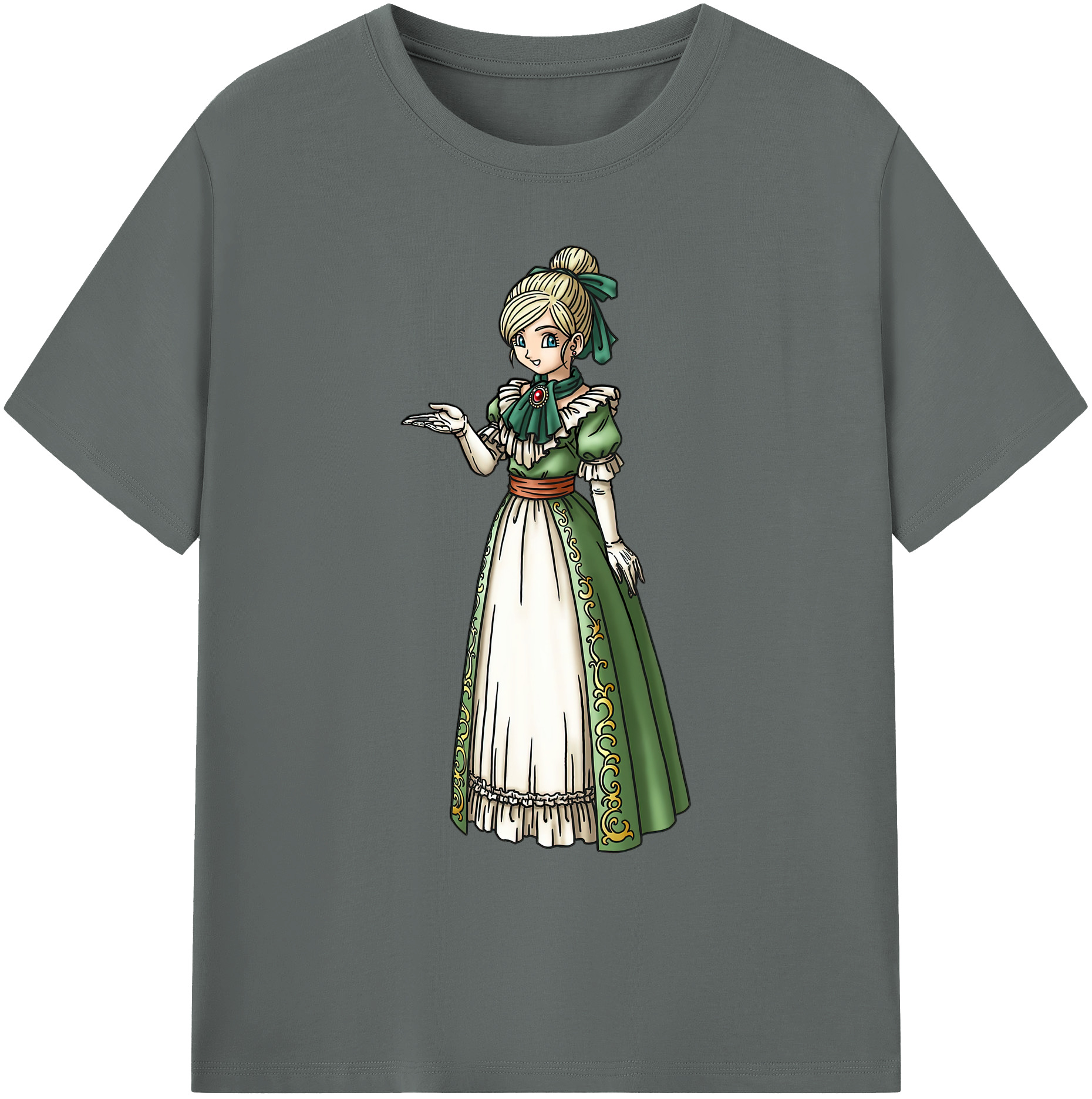 （画像用） ドラゴンクエスト Doragon Kuesuto Dragon Quest 綿100％ メンズ半袖Tシャツ｜肌触りやわらか＆通気性